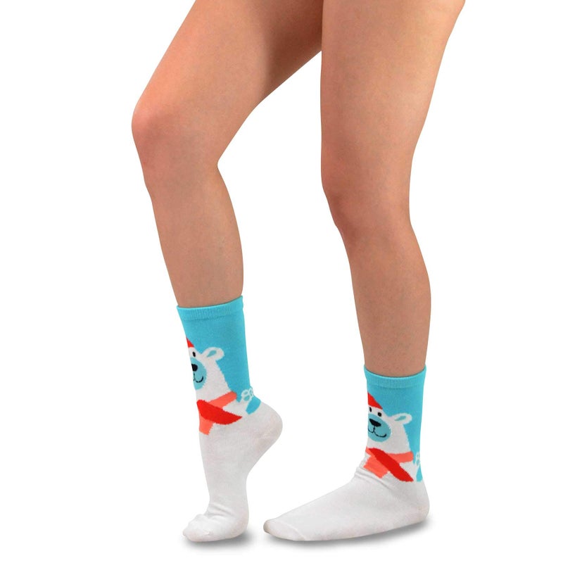 TeeHee Socks TeeHee Christmas Holiday 12-Pack Gift Socks for Women with Gift Box (Holiday-C) - Image 2